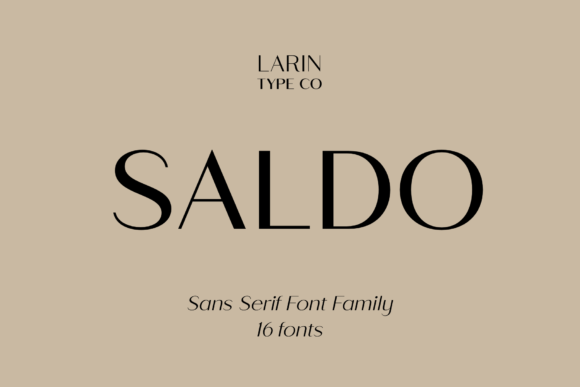 Saldo Font - Featured Image