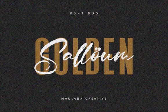Salloum Golden Font Duo Font - Featured Image