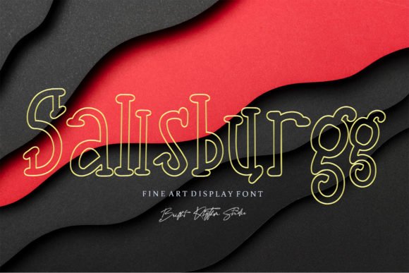 Sallsburgg Font - Featured Image