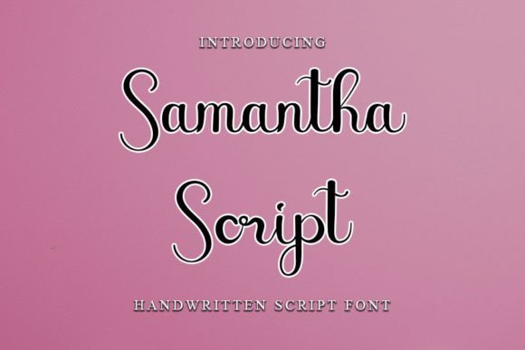 Samantha Script Font - Featured Image