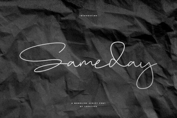 Sameday Font - Featured Image