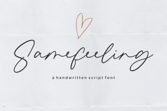 Samefeeling Font - Featured Image