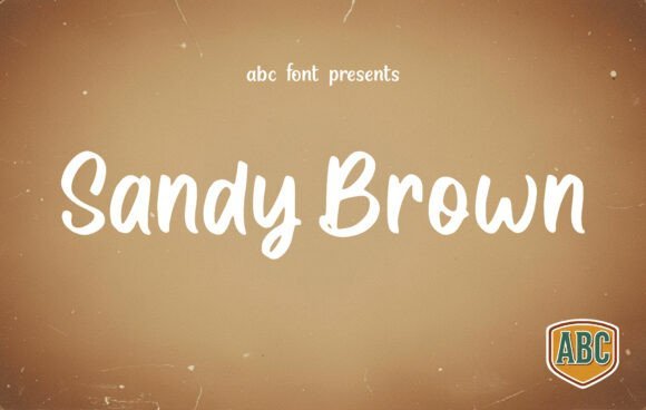 Sandy Brown Font - Featured Image