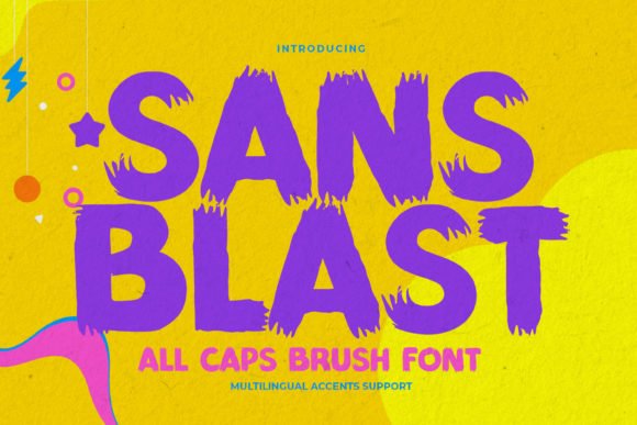 Sansblast Font - Featured Image
