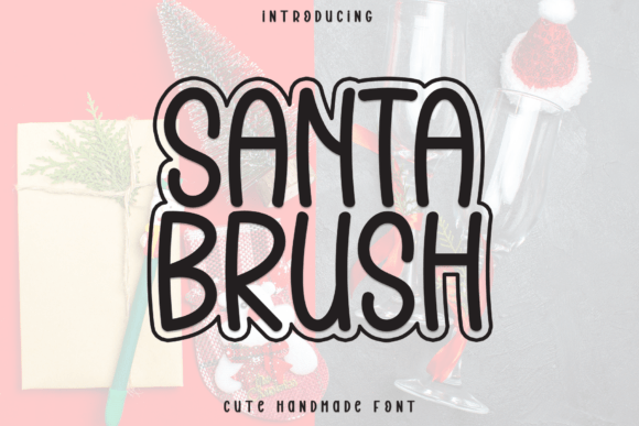 Santa Brush Font - Featured Image