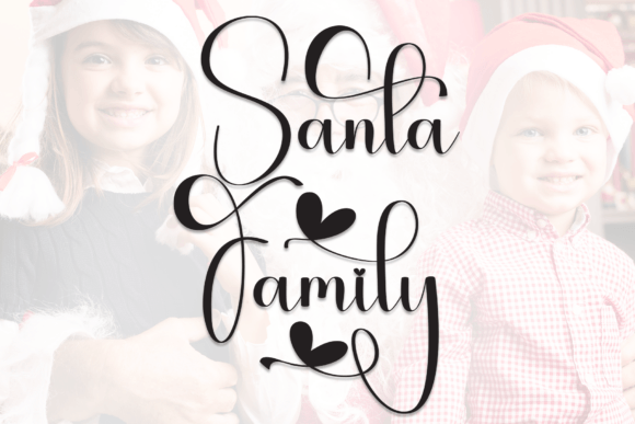 Santa Family Font - Featured Image