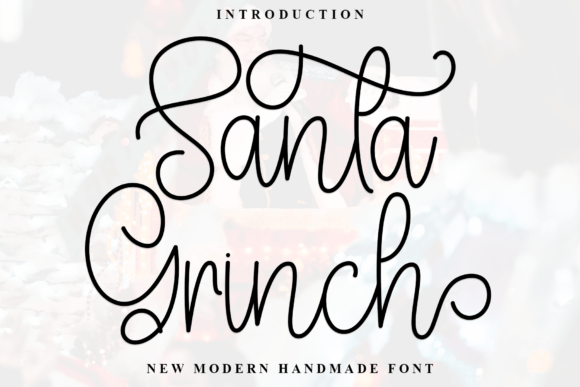 Santa Grinch Font - Featured Image