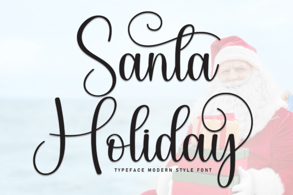 Santa Holiday Font - Featured Image