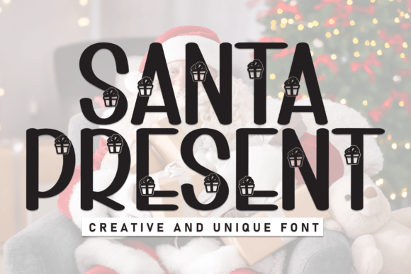 Santa Present Font - Featured Image