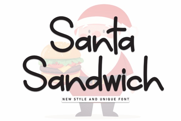 Santa Sandwich Font - Featured Image