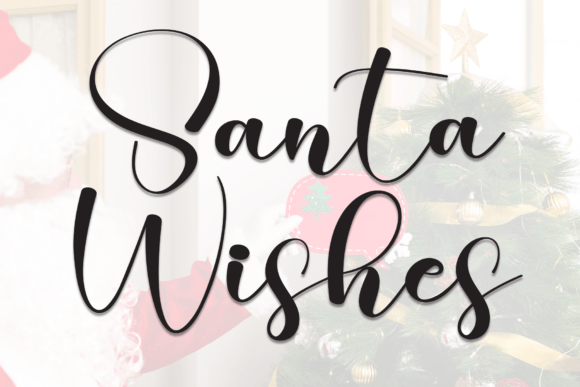 Santa Wishes Font - Featured Image