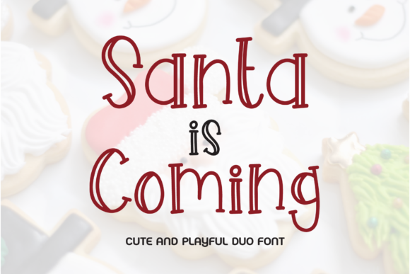 Santa is Coming Font - Featured Image