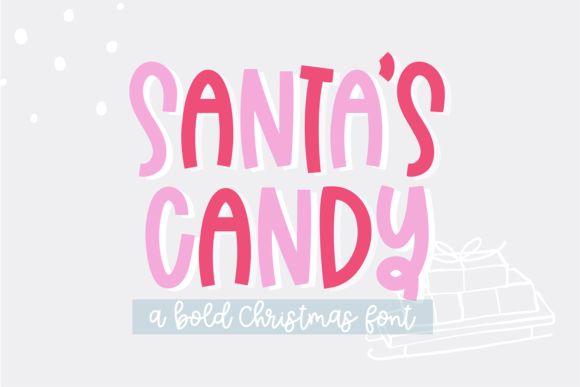 Santa's Candy Font - Featured Image