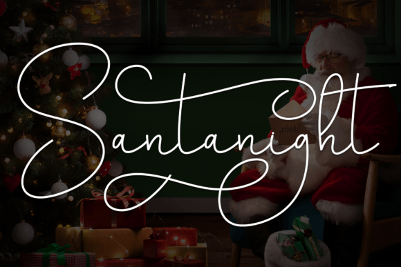 Santanight Font - Featured Image