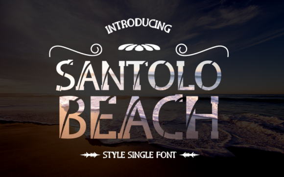 Santolo Beach Font - Featured Image
