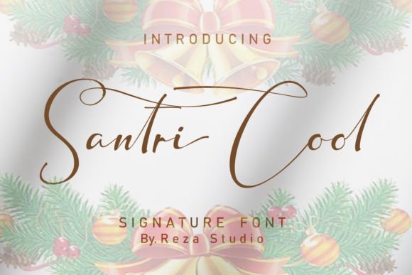Santri Cool Font - Featured Image