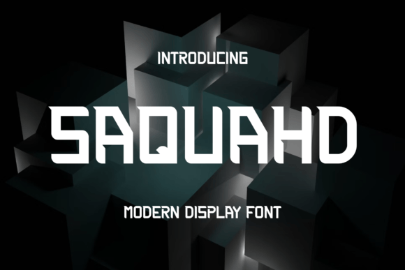 Saquahd Font - Featured Image