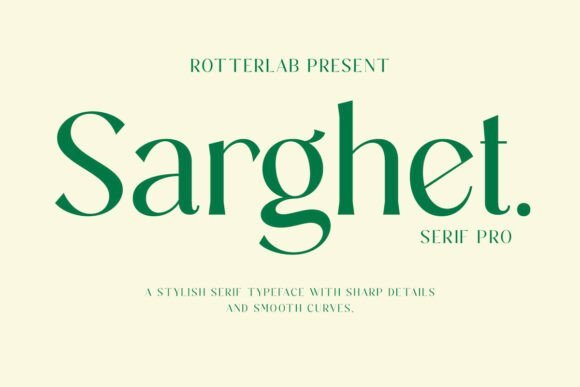 Sarghet Regular Font - Featured Image