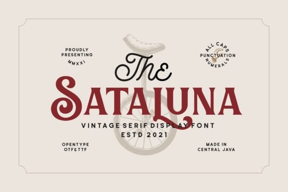 Sataluna Font - Featured Image
