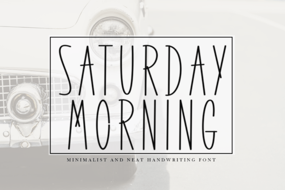Saturday Morning Font - Featured Image