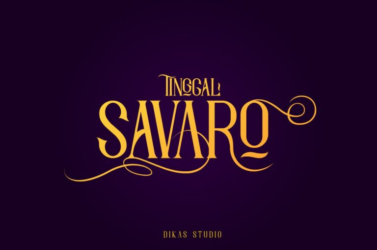 Savaro Font - Featured Image