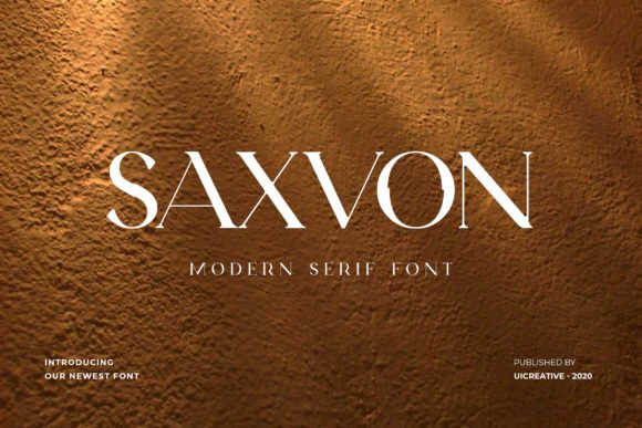 Saxvon Font - Featured Image