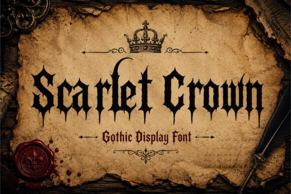 Scarlet Crown Font - Featured Image