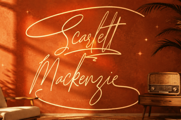Scarlett Mackenzie Font - Featured Image