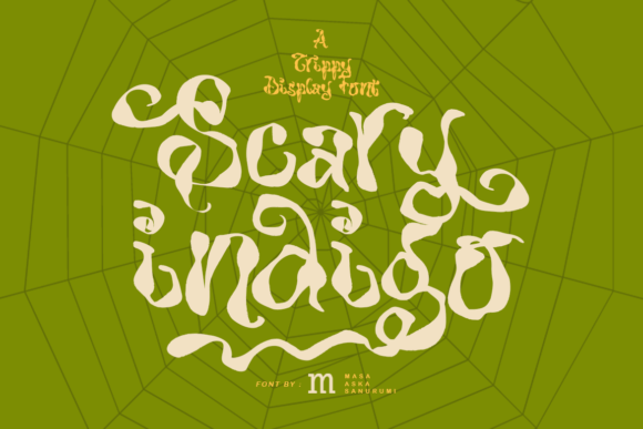 Scary Indigo Font - Featured Image