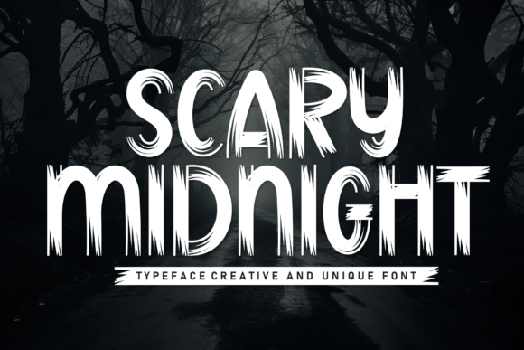 Scary Midnight Font - Featured Image
