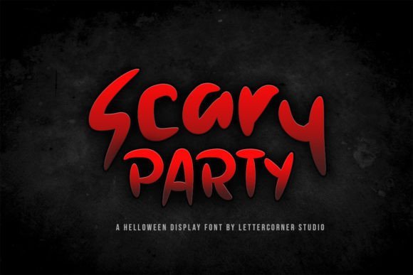 Scary Party Font - Featured Image