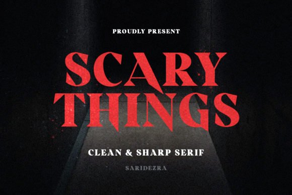 Scary Things Font - Featured Image