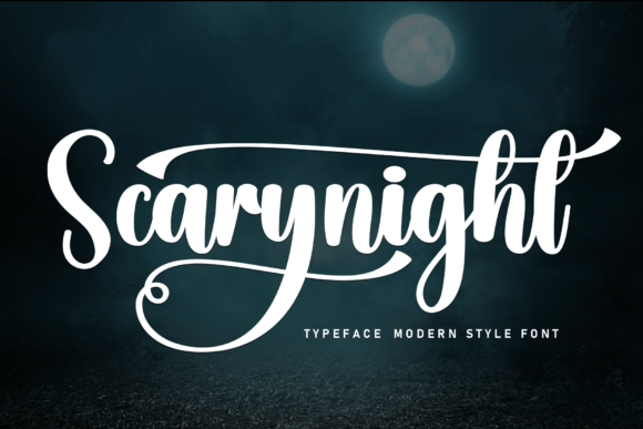 Scarynight Font - Featured Image