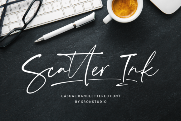 Scatter Ink Font - Featured Image