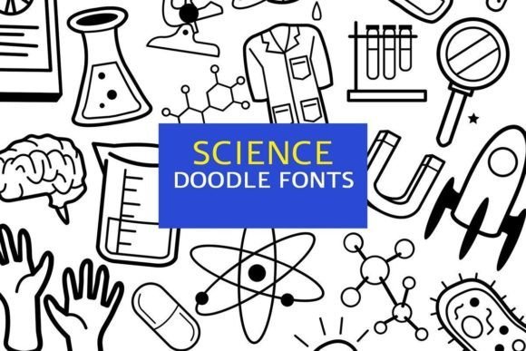 Science Doodle Font - Featured Image