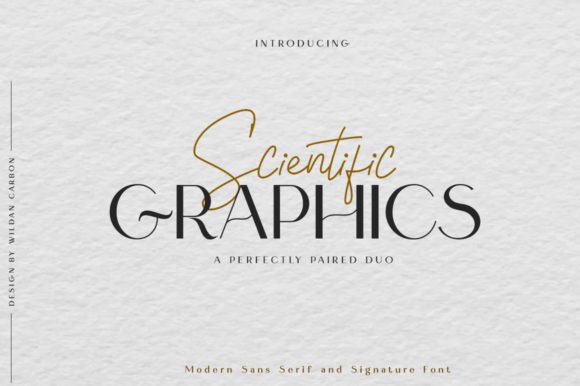 Scientific Graphics Font - Featured Image