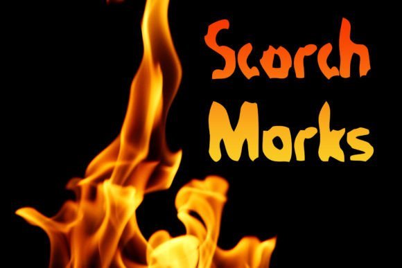 Scorch Marks Font - Featured Image