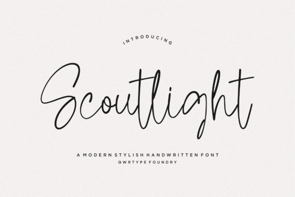 Scoutlight Font - Featured Image