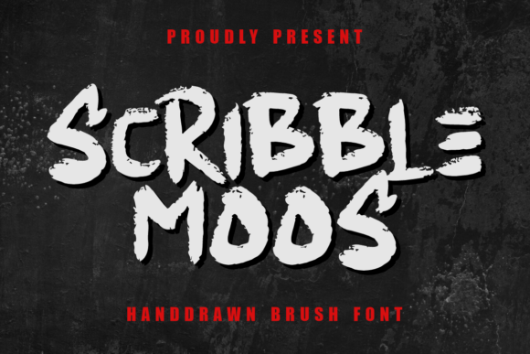 Scribble Moos Font - Featured Image