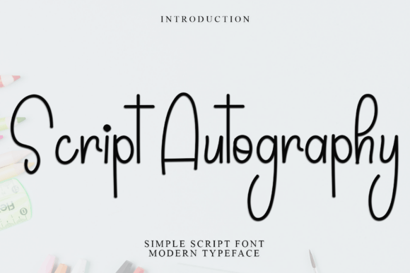 Script Autography Font - Featured Image