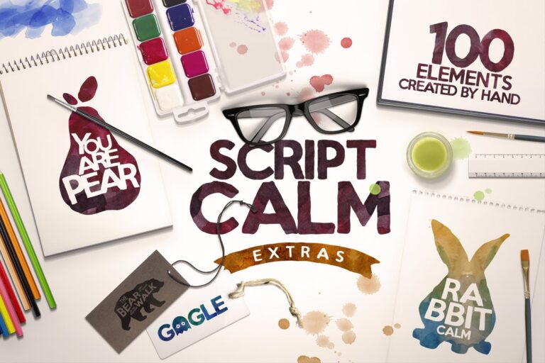 Script Calm Font - Featured Image