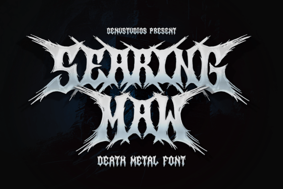 Searing Maw Font - Featured Image