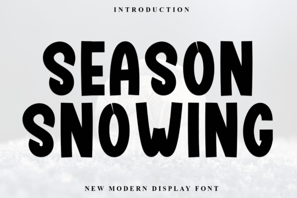 Season Snowing Font - Featured Image
