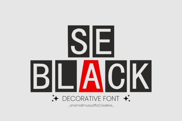 Seblack Font - Featured Image