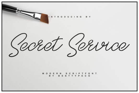 Secret Service Font - Featured Image