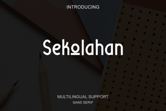 Sekolahan Font - Featured Image