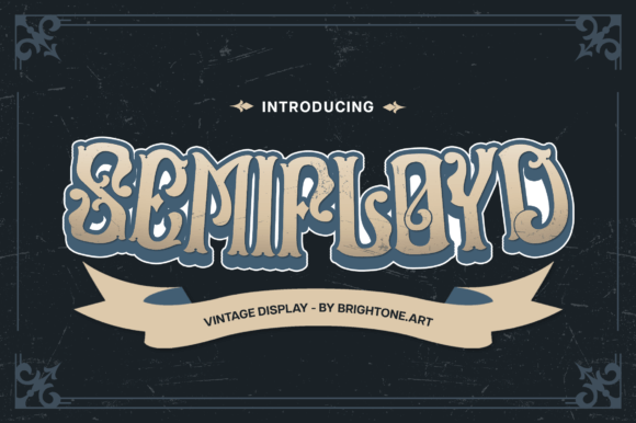 Semifloyd Font - Featured Image