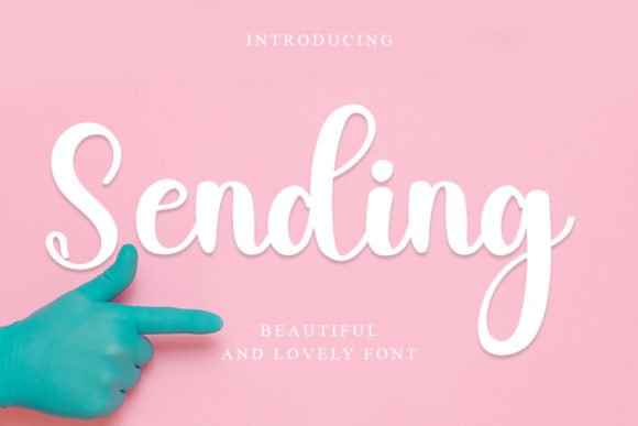 Sending Font - Featured Image