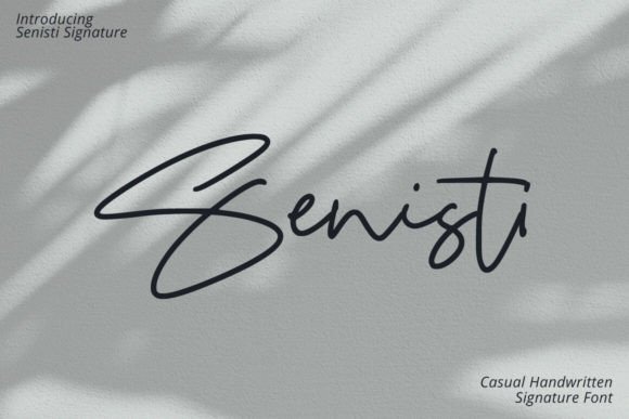 Senisti Font - Featured Image
