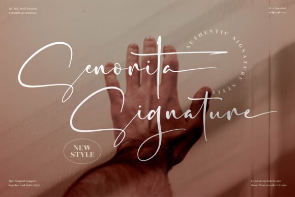 Senorita Signature Font - Featured Image